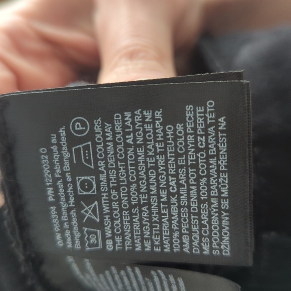 NWT H&M Loose Fit Barrel High Waist - Picture 7 of 7